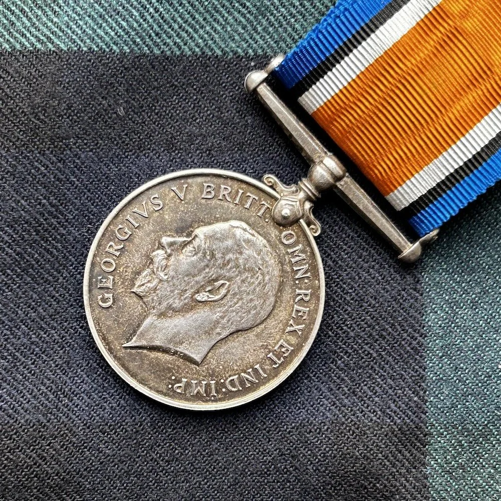 WW1 Black Watch ( Royal Highlanders ) OR's Medal Group - Issued to